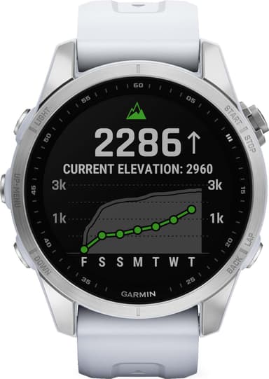 Garmin Fenix 7S älykello, 42mm (valkoinen)