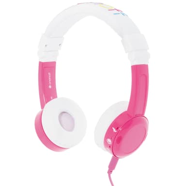 BuddyPhones InFlight on-ear-kuulokkeet (pinkki) BuddyPhones InFlight on-ear-kuulokkeet (pinkki)