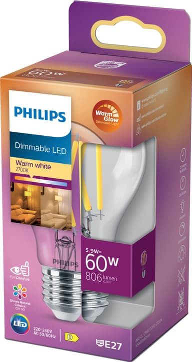 Philips Classic LED lamppu 6 W E27