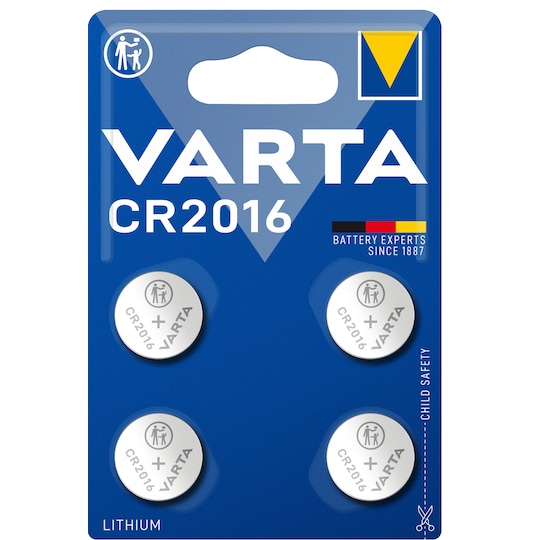 Varta CR 2016 paristot (4 kpl)