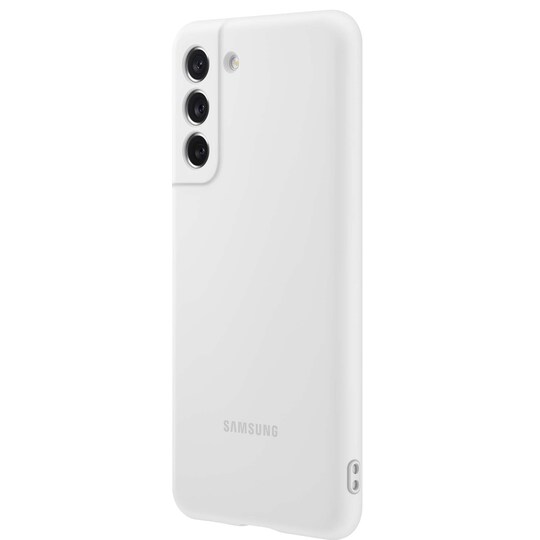 Samsung Galaxy S21 FE silikoninen suojakuori (valkoinen)