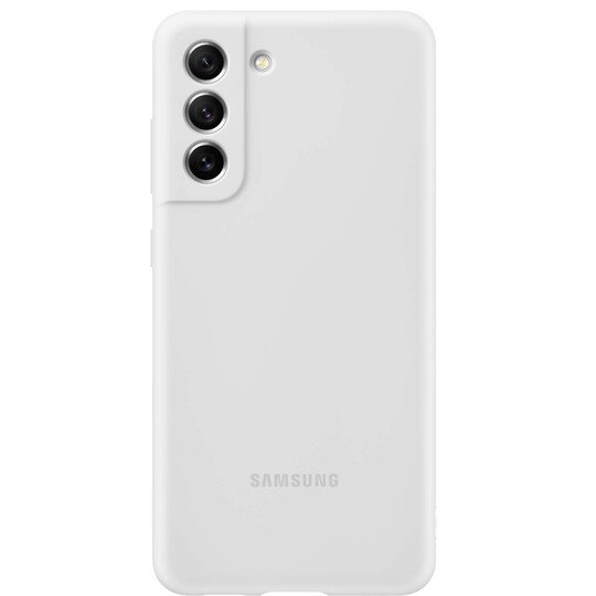 Samsung Galaxy S21 FE silikoninen suojakuori (valkoinen)