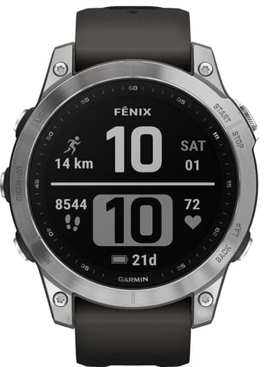 Garmin Fenix 7 älykello, 47mm (grafiitti)