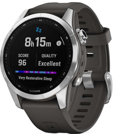 Garmin Fenix 7S älykello, 42mm (grafiitti)