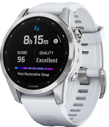 Garmin Fenix 7S älykello, 42mm (valkoinen)