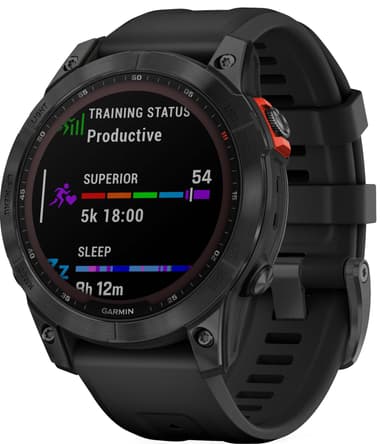 Garmin Fenix 7 Solar älykello, 47mm (musta)