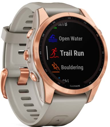 Garmin Fenix 7S Solar älykello, 42mm (hiekka)