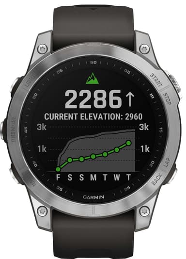 Garmin Fenix 7 älykello, 47mm (grafiitti)