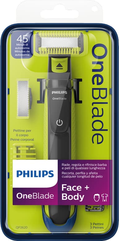 Philips OneBlade Face & Body trimmeri QP2620/20V2