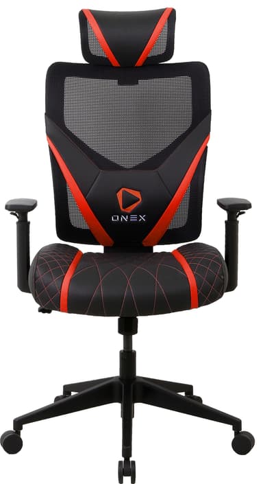 Onex GE300 pelituoli (musta/punainen)