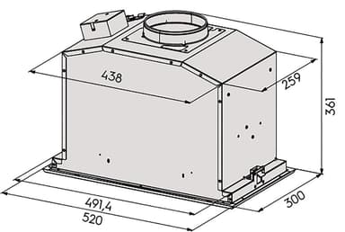 Savo dGH-m3705-S liesituuletin 52 cm teräs