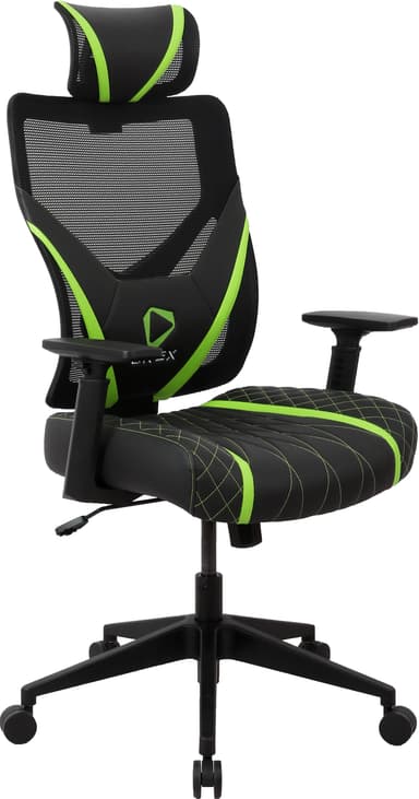 Onex GE300 pelituoli (musta/vihreä)