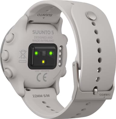 Suunto 5 Peak urheilukello, 43 mm (Ridge Sand)