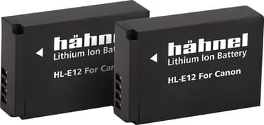Hähnel Canon HL-E12 akku digikameralle (2 kpl)