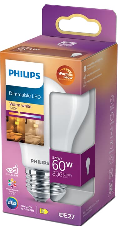 Philips Classic LED lamppu 6 W E27