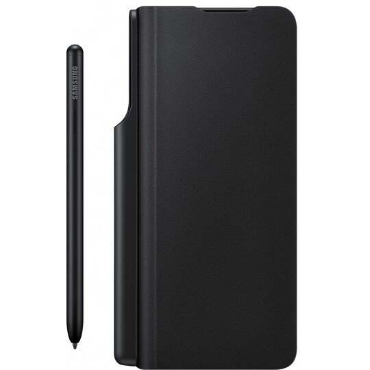 Samsung Z Fold3 Flip Cover suojakuori + S Pen (musta)