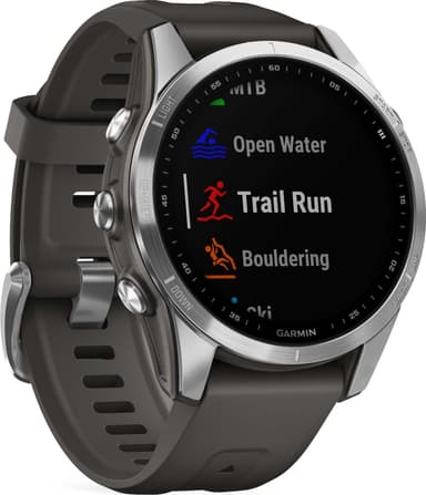 Garmin Fenix 7S älykello, 42mm (grafiitti)