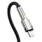 Baseus Cafule Metal USB-C - Lightning 20W 2 m  Svart
