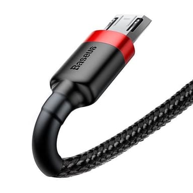 Baseus Cafule USB - microUSB 1,5A 2 m Musta/Punainen