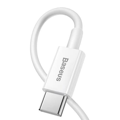 Baseus Superior PD USB-C - Lightning 20W 0,25 m Valkoinen