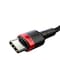 Baseus Cafule PD USB-C - USB-C 100W 5A 2 m Punainen/Musta