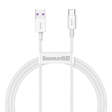 Baseus Superior USB - USB-C 66W 1 m Valkoinen