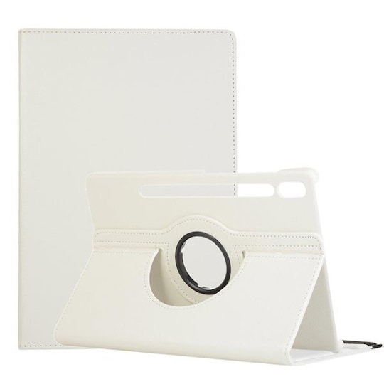 Pyörivä suojakotelo Samsung Galaxy Tab S7 FE T730 - Valkoinen