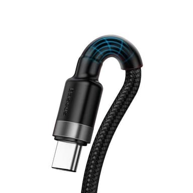 Baseus Cafule USB - USB-C 40W 1,0 m Harmaa/Musta