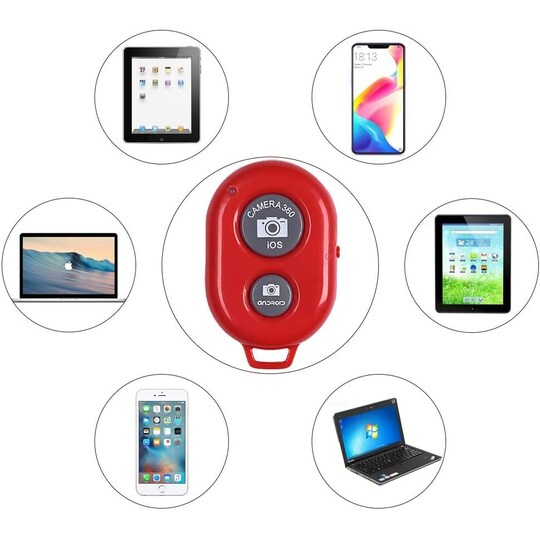 NÖRDIC Bluetooth-suljin matkapuhelimille, tableteille ja kameralle 10m