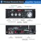 NÖRDIC Bluetooth 5.0 Stereovahvistin 2x40W AUX / USB / BT Audiovahvistin FM 2xMIC-tulolla
