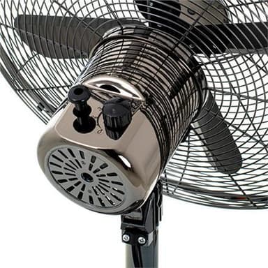 Gerlach Velocity Fan GL 7327 Pöytätuuletin, nopeusmäärä 3, 100 W, värähtely, halkaisija 40 cm, kromi