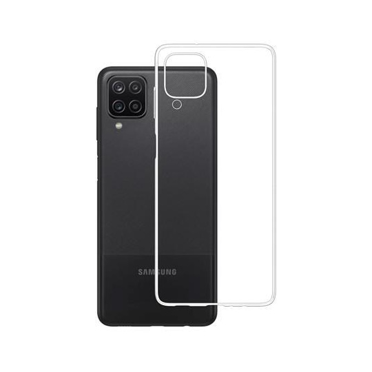3MK Kirkas puhelinkuori Samsung Galaxy A12, TPU, läpinäkyvälle