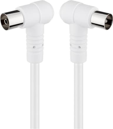 Goobay Kulmaantennikaapeli (80 dB), 2x suojattu