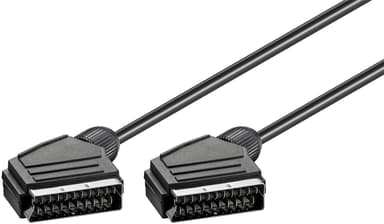 Goobay Scart-liitäntäkaapeli, niklattu, ø 7 mm