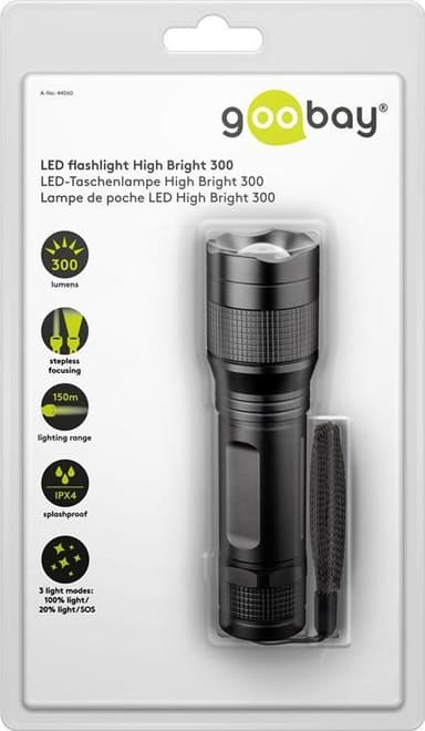 Goobay LED-taskulamppu High Bright 300