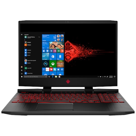 HP Omen 15-dc0803no 15,6" pelikannettava (musta)