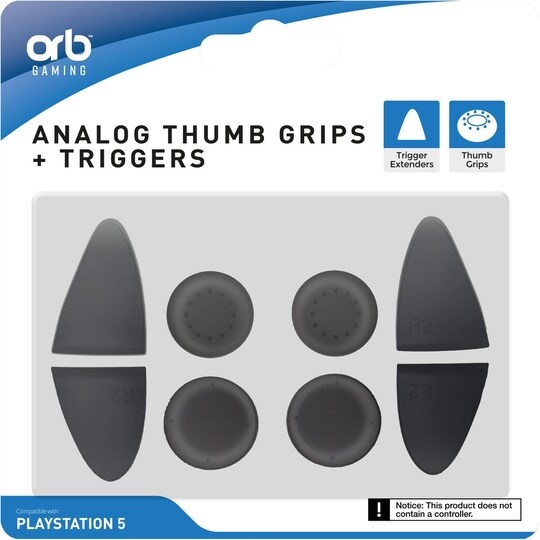 PS5 Analog Thumb Grips + Triggers