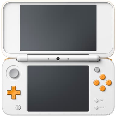 New Nintendo 2DS XL (valkoinen/oranssi) EU-malli