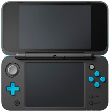 New Nintendo 2DS XL (musta/turkoosi) EU-malli