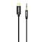 Baseus Yiven M01 Ljudkabel USB-C - 3,5 mm 1,2 m Svart