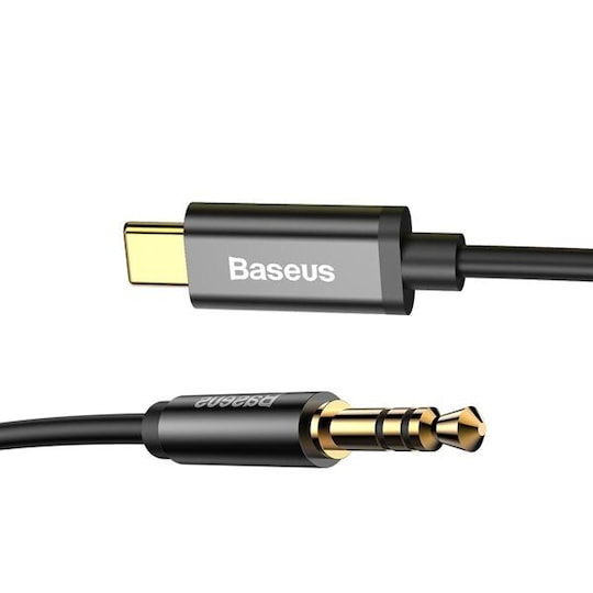 Baseus Yiven M01 Ljudkabel USB-C - 3,5 mm 1,2 m Svart