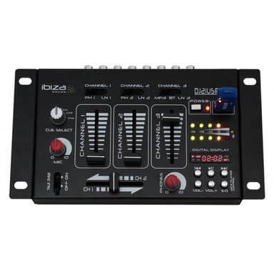 Ibiza DJ Sekoitin Bluetooth & USB