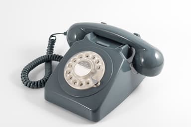 GPO 746 Retro puhelin pyöritettävällä numerolevyllä - Harmaa