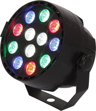 Ibiza LED PAR lamppu 12 x 1W RGBW
