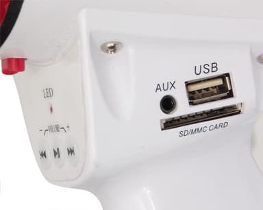 LTC Megafoni USB-, SD- ja AUX-tuloilla