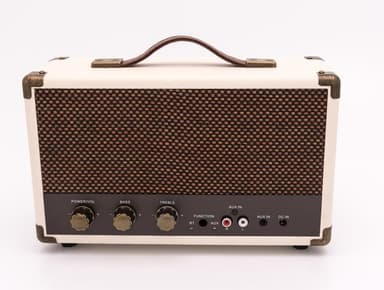 GPO WESTWOOD Bluetooth kaiutin Valkoinen/Ruskea