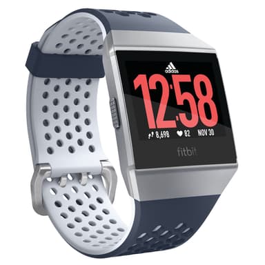 Fitbit Ionic: Adidas Ed. älykello (sininen/hopea)