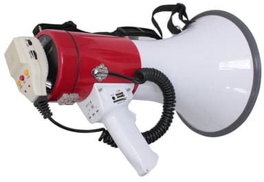 Megafoni 50W USB:llä ja SD-kortinlukijalla