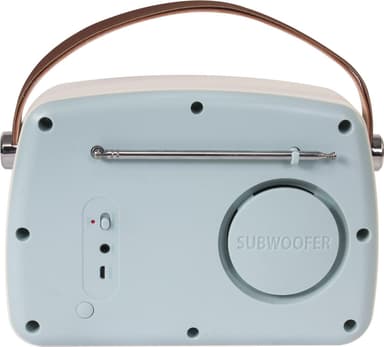 Madison retro radio Bluetoothilla, vaaleansininen