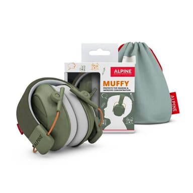 Alpine Muffy Mk2, kuulonsuojaimet lapsille - vihreä